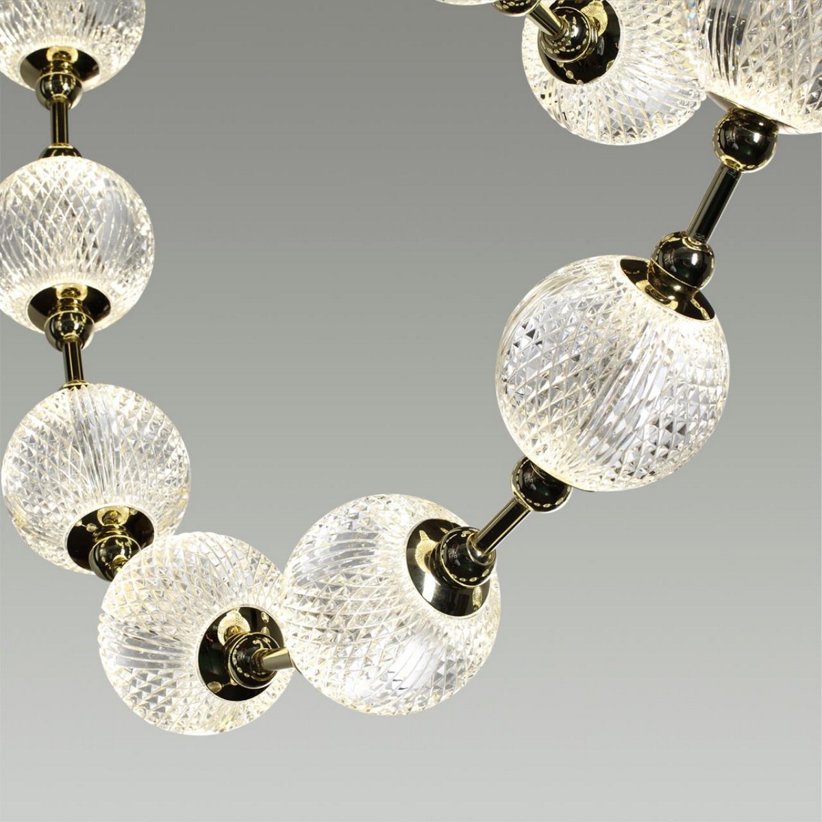 Подвесные светодиодные светильники Подвес ODEON LIGHT 5008/80L CRYSTAL 