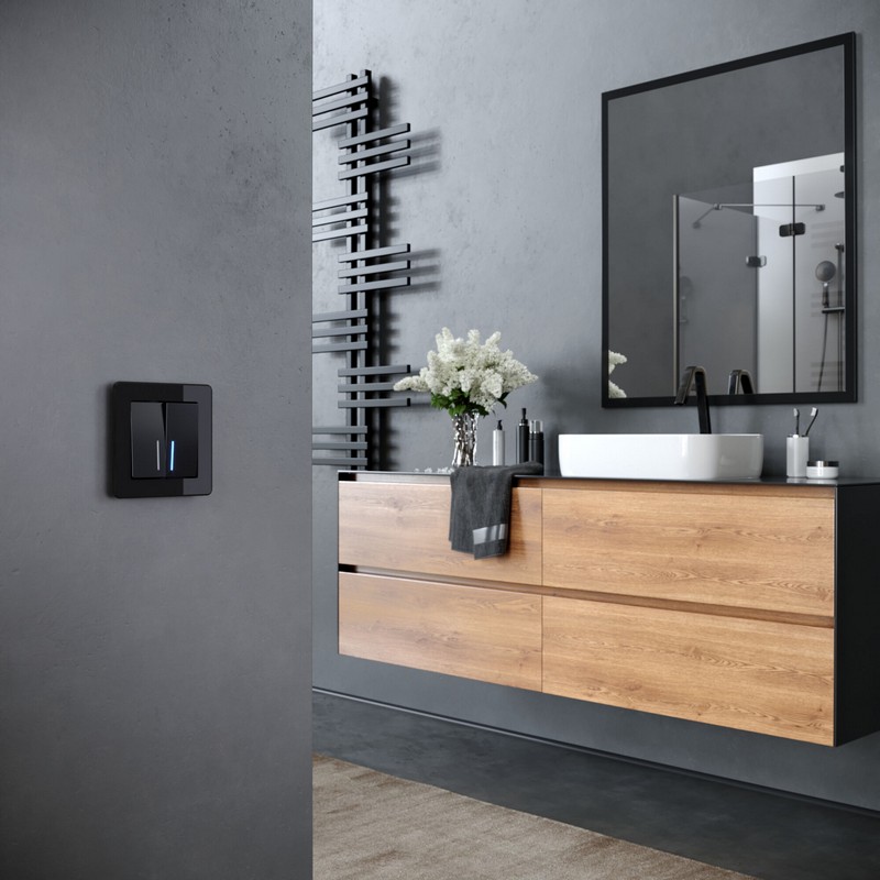 Рамки Werkel Acrylic Рамка Werkel на 1 пост Acrylic черный W0012708