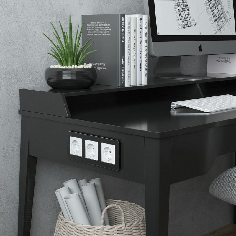 Werkel Белый матовый механизмы Розетка Werkel с заземлением и шторками (БЕЛЫЙ МАТОВЫЙ) W1171161