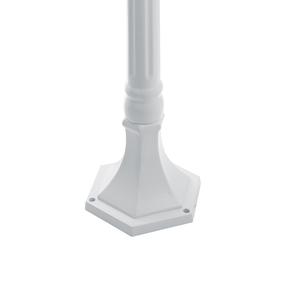 Уличные светильники столб Уличный светильник Feron 4210 столб 100W E27 230V, белый 11033 