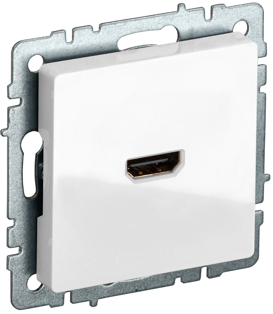 IEK Brite Белый Розетка IEK BRITE HDMI РHDMI-0-БрБ белый BR-H10-K01