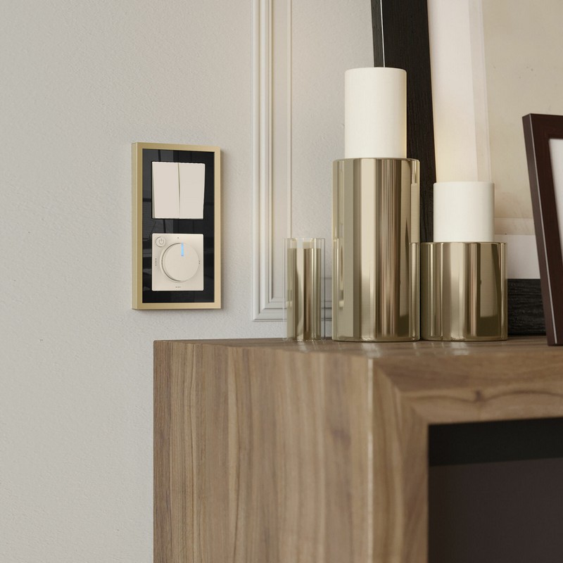 Werkel айвори матовый Выключатель Werkel двухклавишный проходной (слоновая кость) W1122062 old