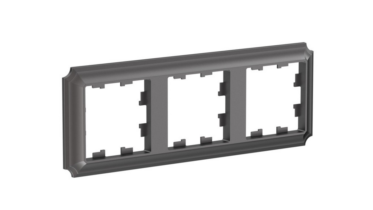 AtlasDesign Рамки Antique Рамка Systeme Electric AtlasDesign Antique Мокко 3-ая, универсальная ATN100603