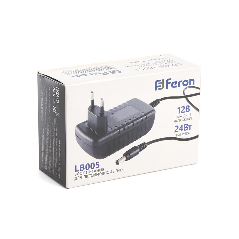 Трансформатор Feron для светодиодной ленты 24W 12V (драйвер) LB005 48051