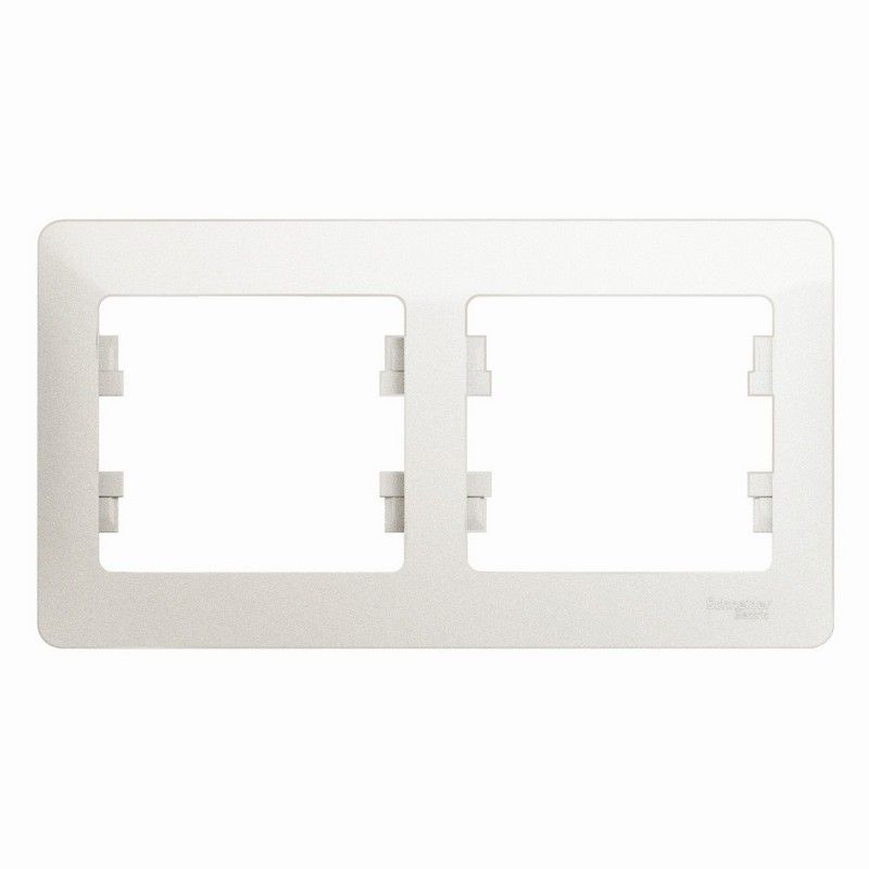 Glossa Перламутр Рамка Systeme Electric Glossa Перламутр 2-я, горизонтальная GSL000602