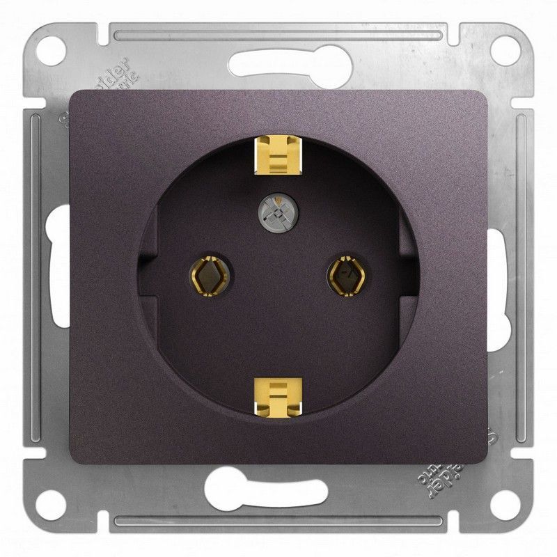 Glossa Сиреневый туман Розетка Systeme Electric Glossa Сиреневый туман с-з GSL001443