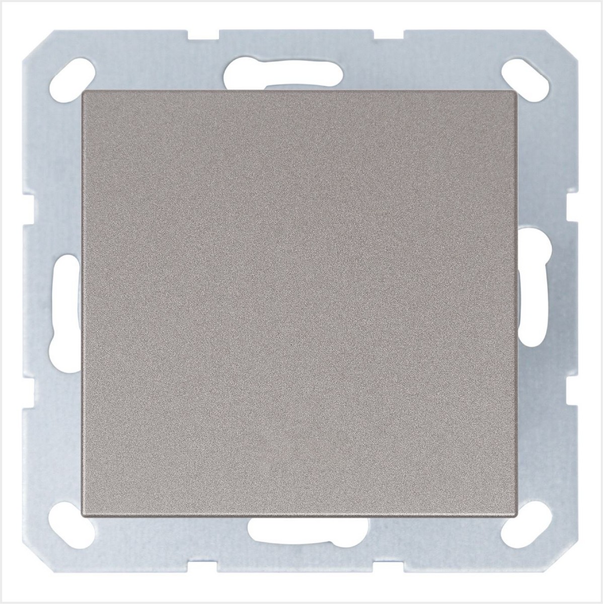 JASMART G - розетки и выключатели Выключатель одноклавишный JASMART перекрестный шампань G3013CH