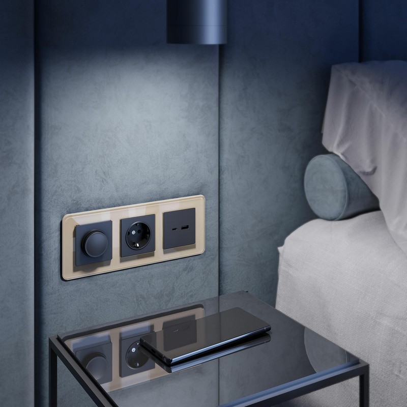 Рамки Werkel Elite Рамка Werkel из стекла на 3 поста Elite айвори W0032443