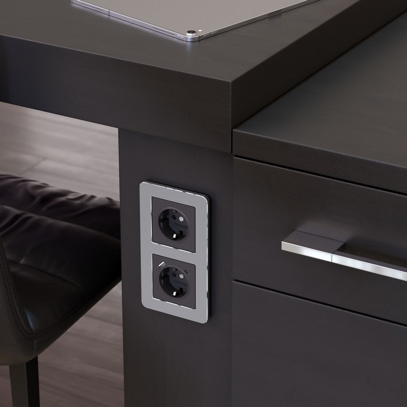 Рамки Werkel Platinum Рамка Werkel на 2 поста Platinum алюминий W0022606