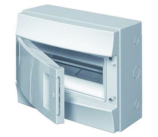 Щиты и боксы ABB Mistral41 Бокс настенный ABB Mistral41 12М непрозрачная дверь (с клемм) 1SPE007717F9972