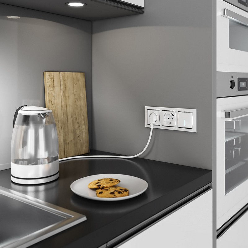 Werkel Белый механизмы Выключатель Werkel одноклавишный с подсветкой белый W1110101