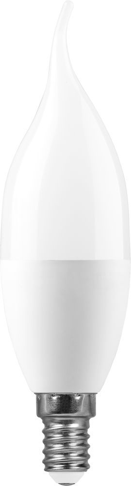 E14 Лампа светодиодная Feron LB-970 Свеча на ветру E14 13W 4000K 38113 