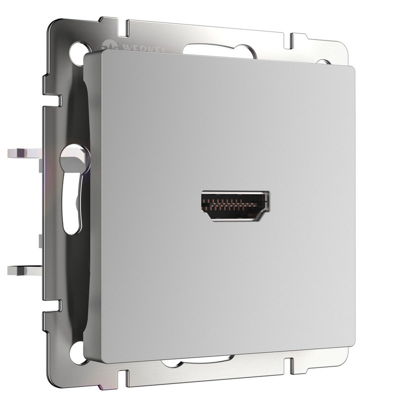 Werkel Серебряный механизмы Розетка Werkel HDMI (серебряный) WL06-60-11