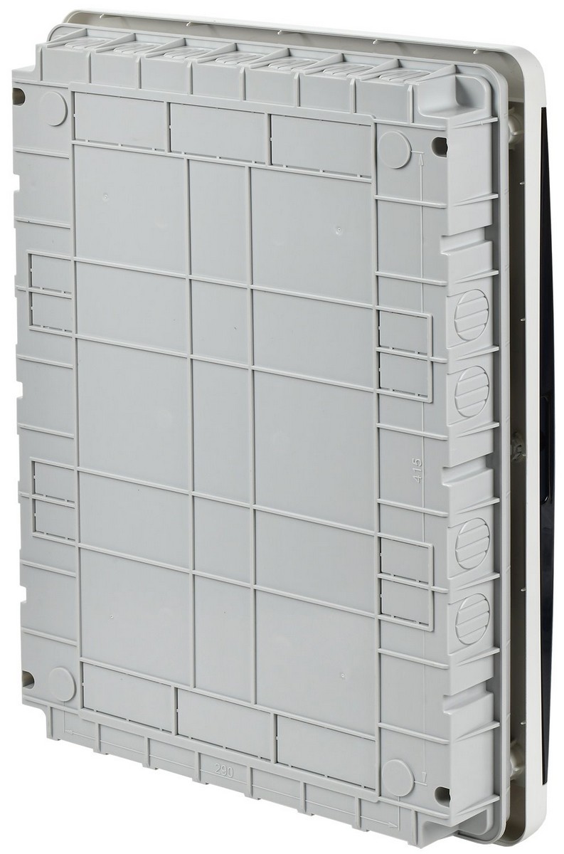 Пластиковые боксы и щиты IEK Корпус пластиковый IEK TEKFOR ЩРВ-П-54 IP41 черн. прозр. дверь TF5-KP12-V-54-41-K01-K03