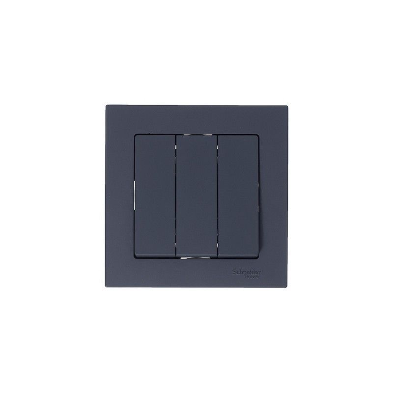 AtlasDesign Грифель Выключатель 3-клавишный Systeme Electric AtlasDesign Грифель ATN000731