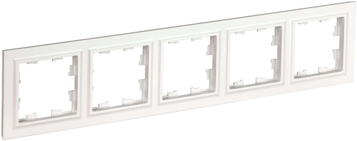 IEK Brite Рамки Рамка IEK BRITE BASE Белый 5-м РУ-5-БрБ BR-M52-K01