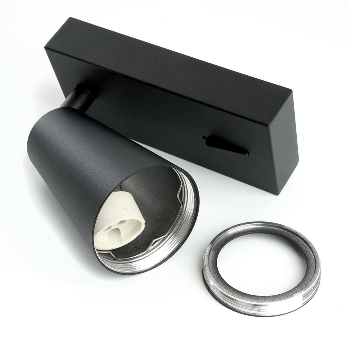 Накладные светодиодные светильники Светильник Feron ML1850 BELL 35W 230V GU10 чёрный 48418 