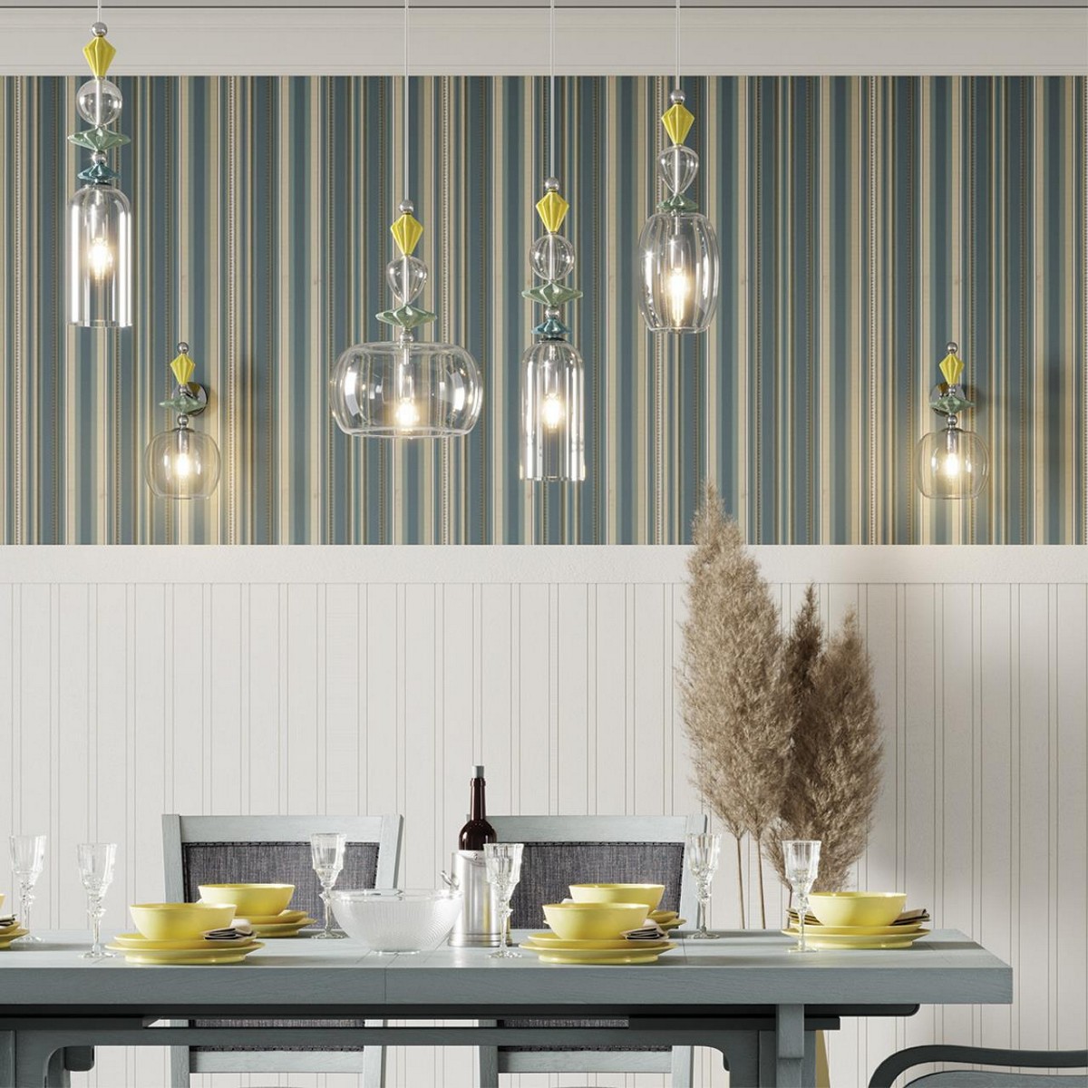 Подвесные светодиодные светильники Подвес ODEON LIGHT 4893/1B BIZET 