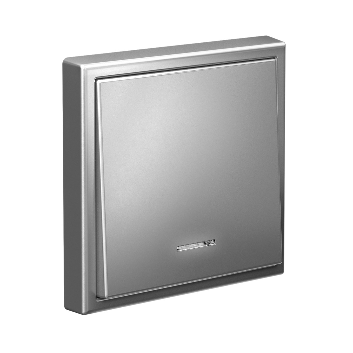 ArtGallery Сталь Выключатель Systeme Electric ArtGallery Сталь 1-клавишный с подсветкой  GAL000913