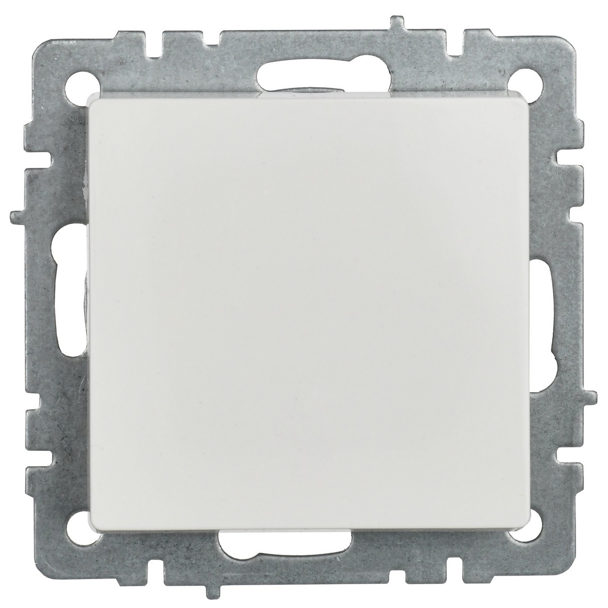 IEK Brite Белый Выключатель IEK BRITE 1-клавишный проходной 10А ВС10-1-6-БрБ белый BR-V12-0-10-K01