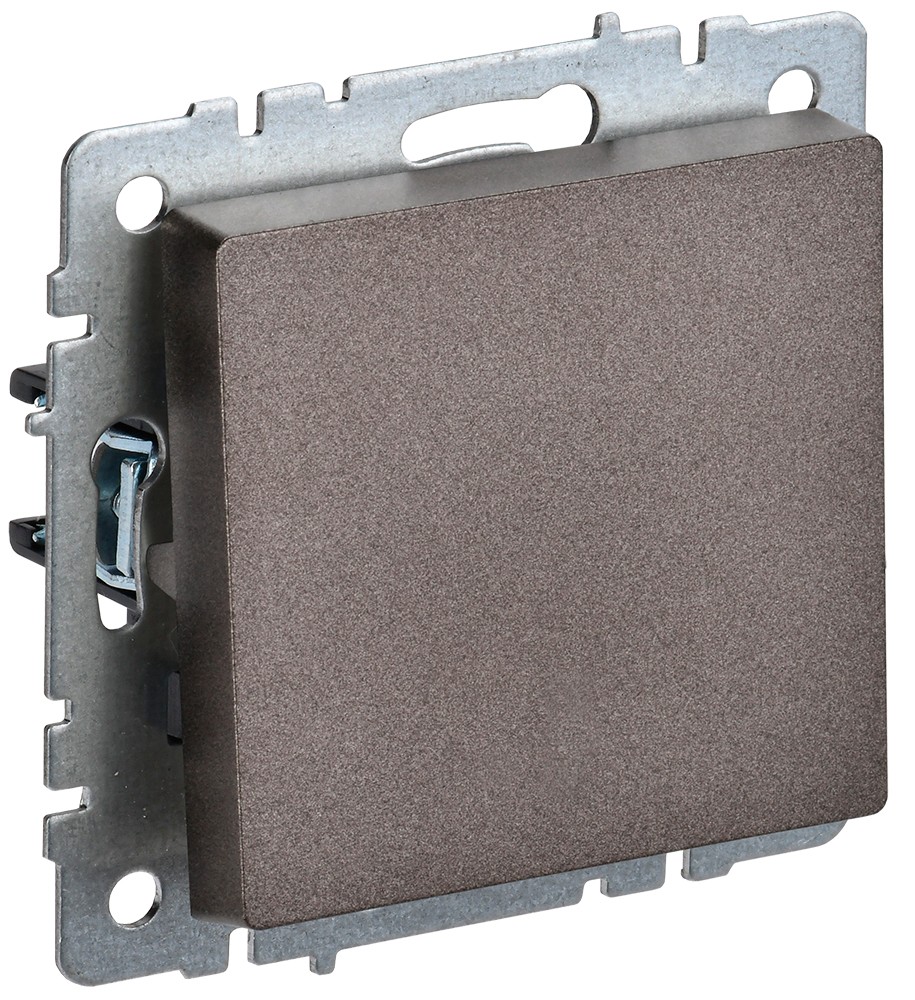 IEK Brite Бронза Выключатель IEK BRITE 1-клавишный 10А ВС10-1-0-БрТБ темная бронза BR-V10-0-10-K45