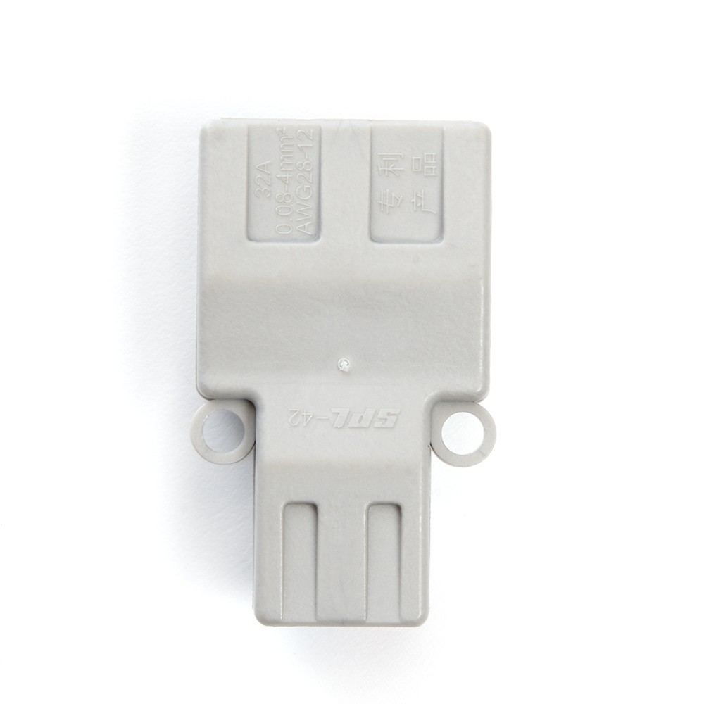 Клемма монтажная д/ подкл. фазн. проводников STEKKER, LD222-424, 2 контактные группы, (DIY упак 2 шт) 39488