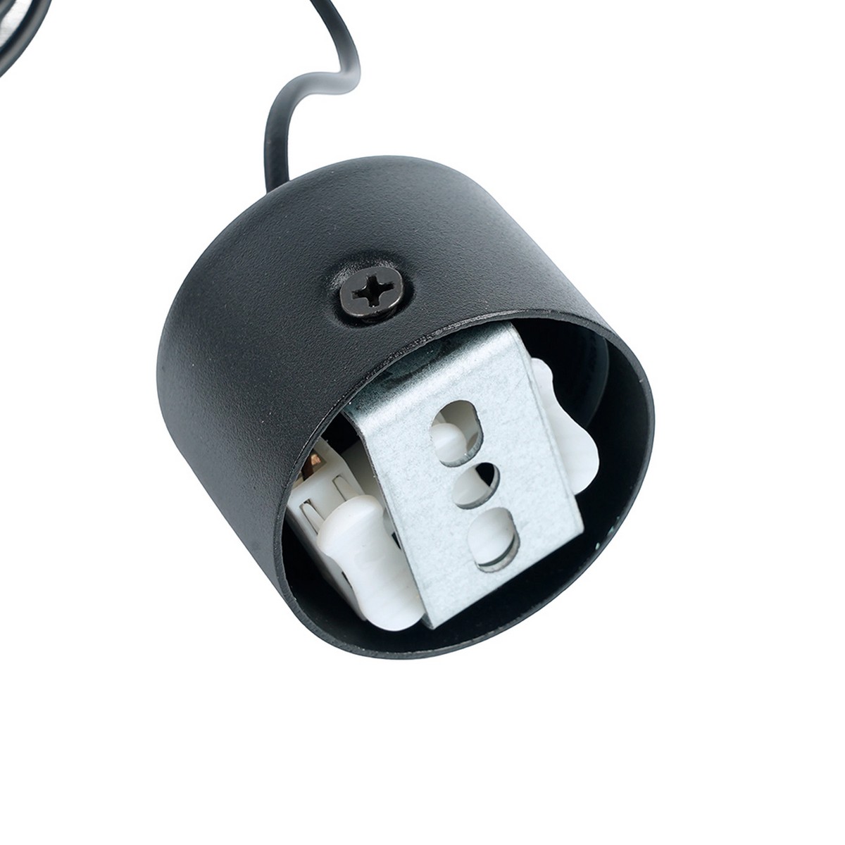 Подвесные светодиодные светильники Светильник Feron потолочный ML1038 Barrel levitation на подвесе MR11 35W , черный 40*250 51932 