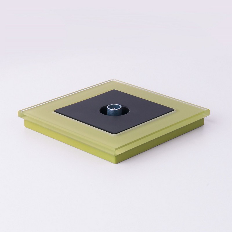 Werkel Черный матовый механизмы ТВ-Розетка Werkel проходная  (черный матовый) WL08-TV-2W