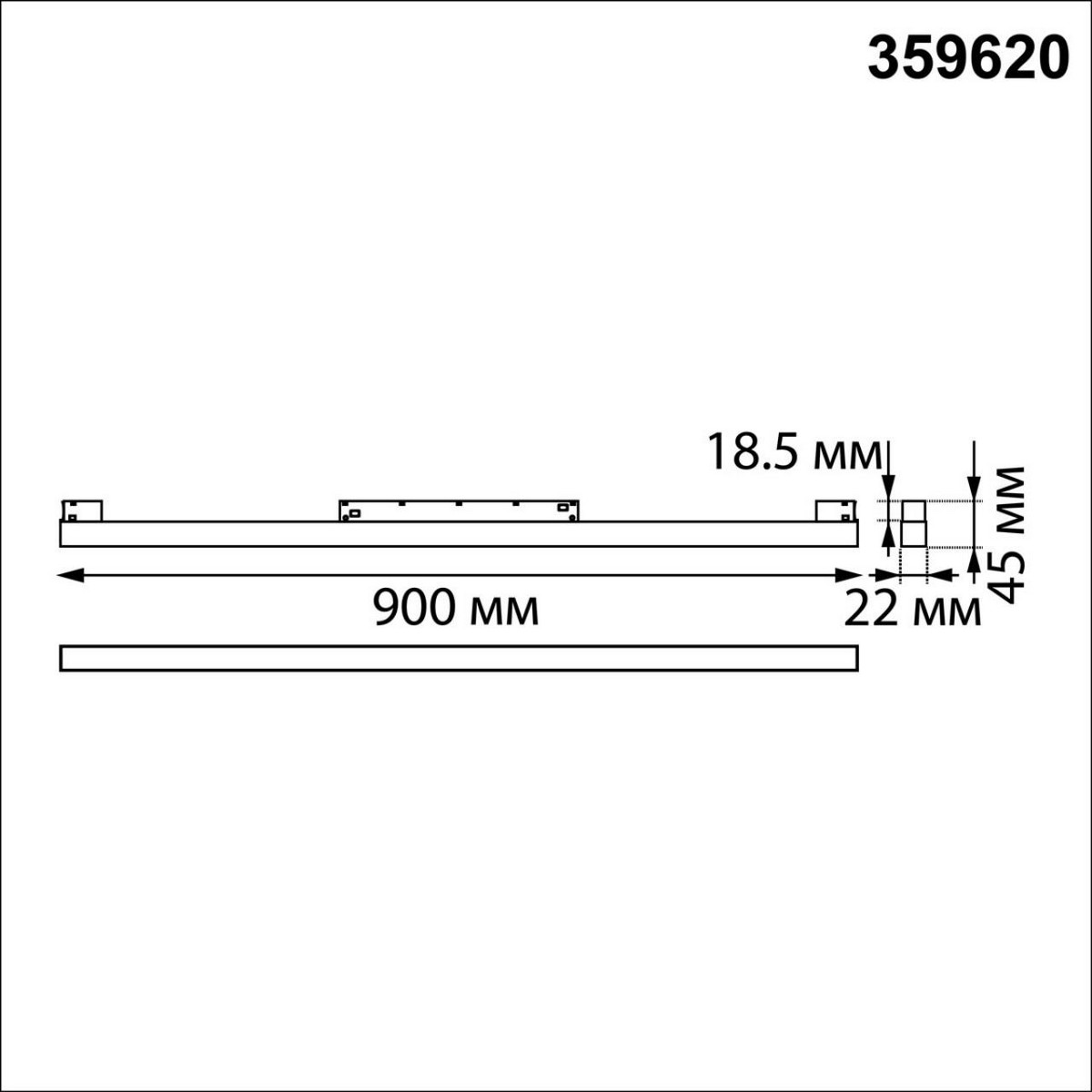 Трековые светодиодные светильники Трековый светильник для низков. шинопровода с переключателем цветовой темперетуры NOVOTECH 359620 FLUM 