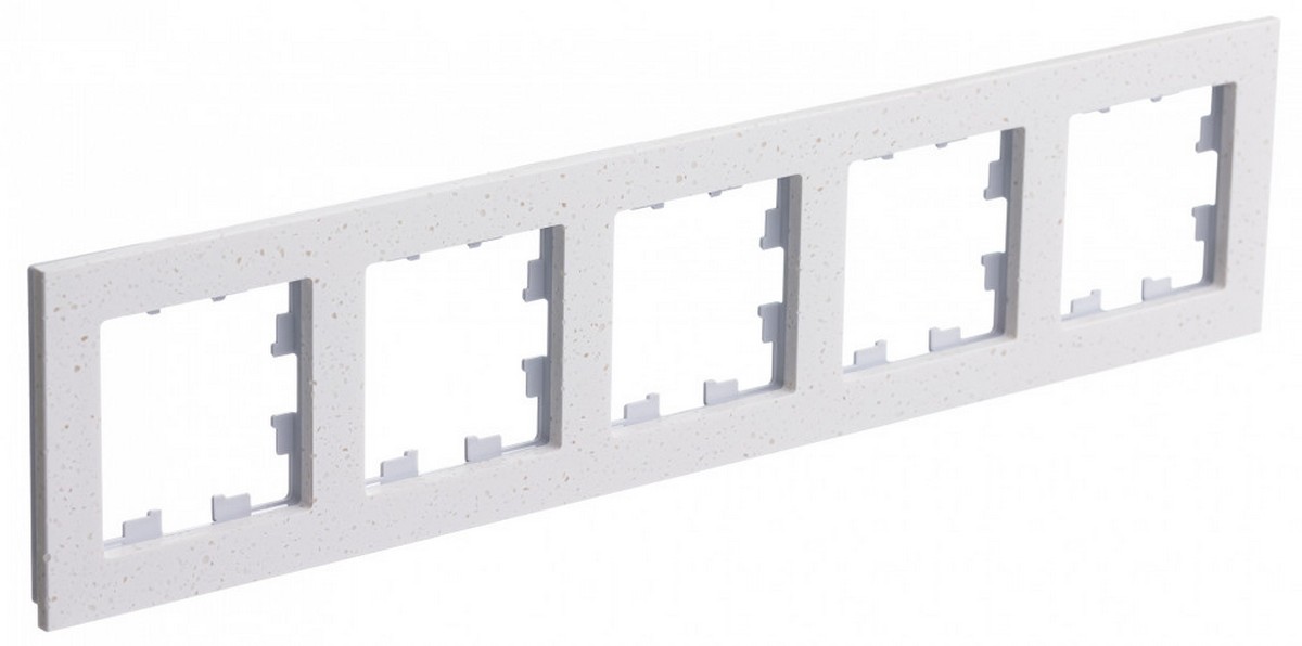 AtlasDesign Рамки Nature Рамка Systeme Electric AtlasDesign Nature Мрамор крем роял 5-ая, универсальная ATN343105