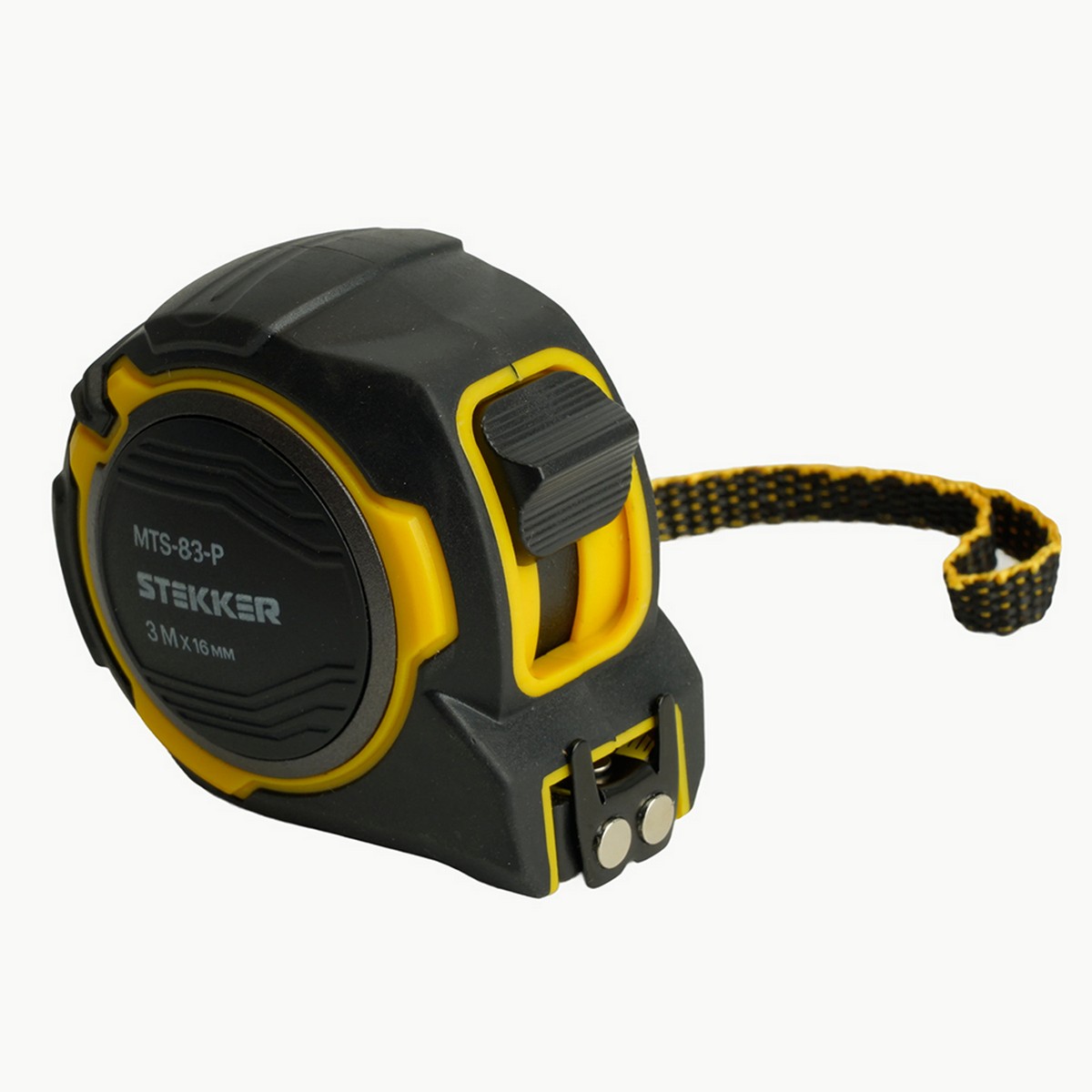 Рулетка STEKKER MTS-83-P 3 м х 16 мм магнит, двухстороннее нанесение 50209 фото