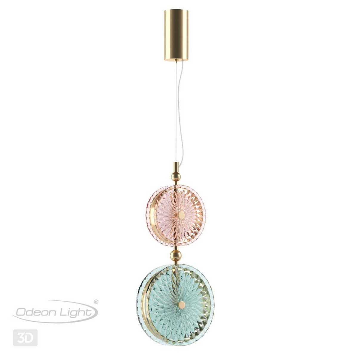 Подвесные светодиодные светильники Подвес ODEON LIGHT 5412/13LB CARAMELLA 