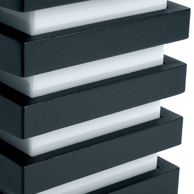 Уличные настенные светильники Светильник садово-парковый Feron DH0602 на стену E27 230V черный 11876 