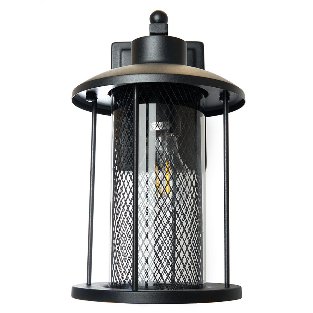 Уличные настенные светильники Светильник садово-парковый Feron PL721 на стену вниз 60W E27 230V черный 48388 