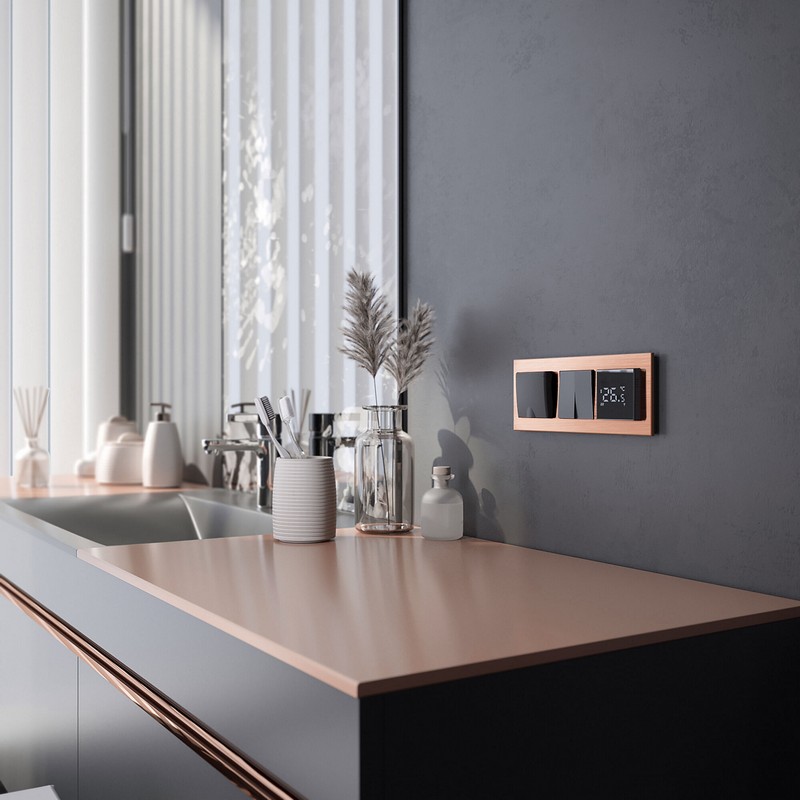 Рамки Werkel Aluminium Рамка Werkel Aluminium на 3 поста (бронза) W0031712