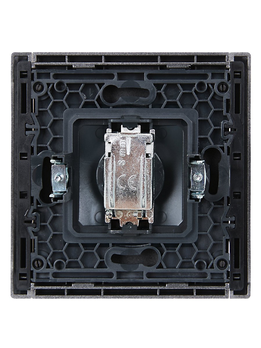 IEK FORTE&PIANO Сталь Розетка IEK FORTE&PIANO Сталь TV оконечная FP528