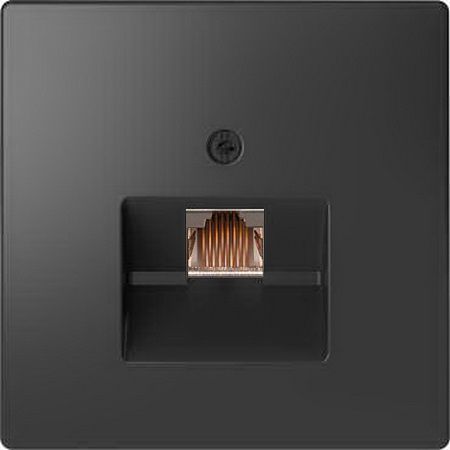 Merten D-Life Антрацит Интернет розетка RJ45 8 cat 6a Merten D-Life антрацит