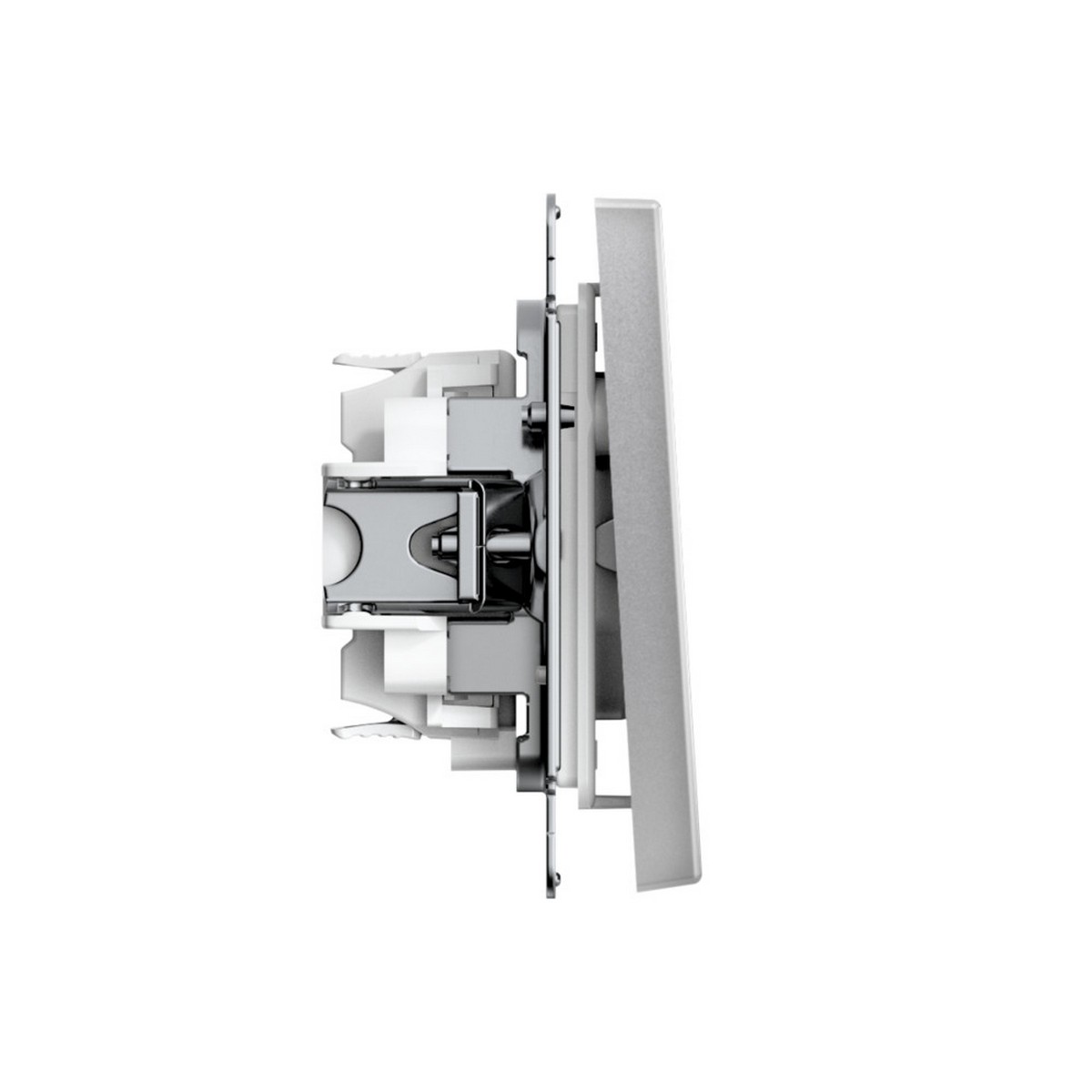 ArtGallery Алюминий Переключатель SE ArtGallery Алюминий 1-клавишный IP44, быстрозажим. клем. GAL440361S