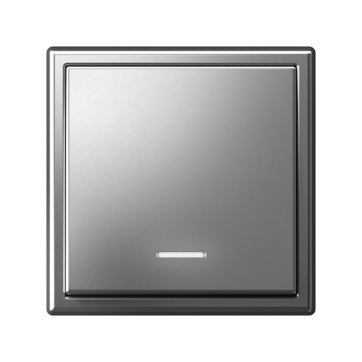 ArtGallery Сталь Выключатель Systeme Electric ArtGallery Сталь 1-клавишный с подсветкой  GAL000913