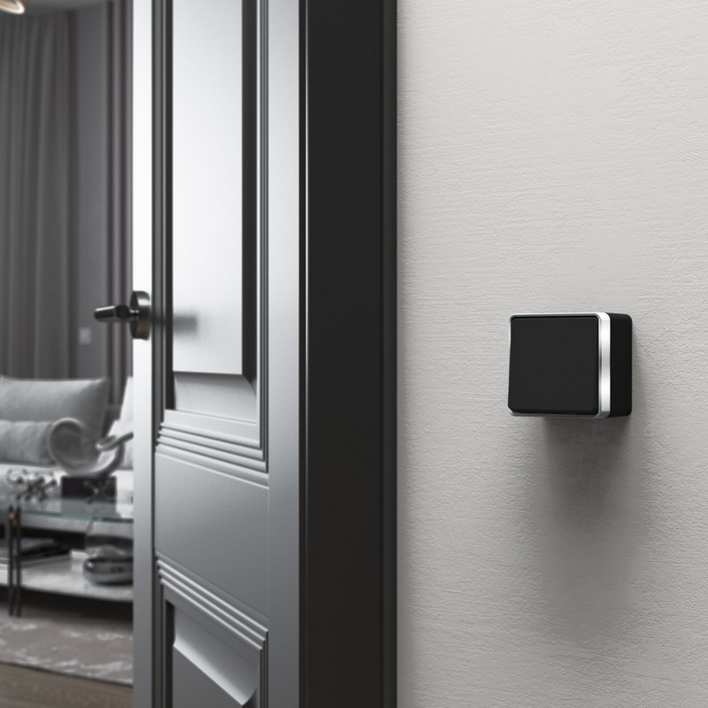 Werkel Gallant черный хром Выключатель Werkel одноклавишный проходной Gallant (черный/хром) W5012035