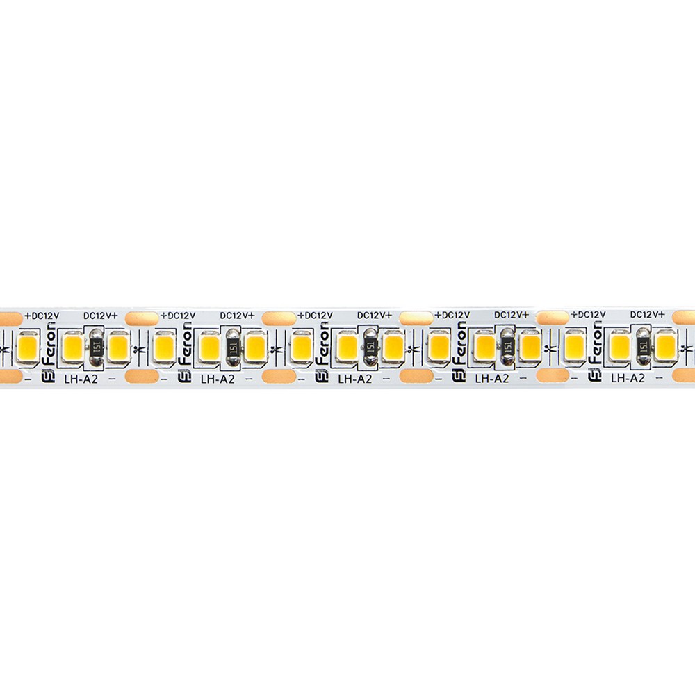 Светодиодная лента белая холодная Лента светодиодная Feron LS616 180SMD(2835)/м 17Вт/м 12V 6500К IP20 5 метров 41280 
