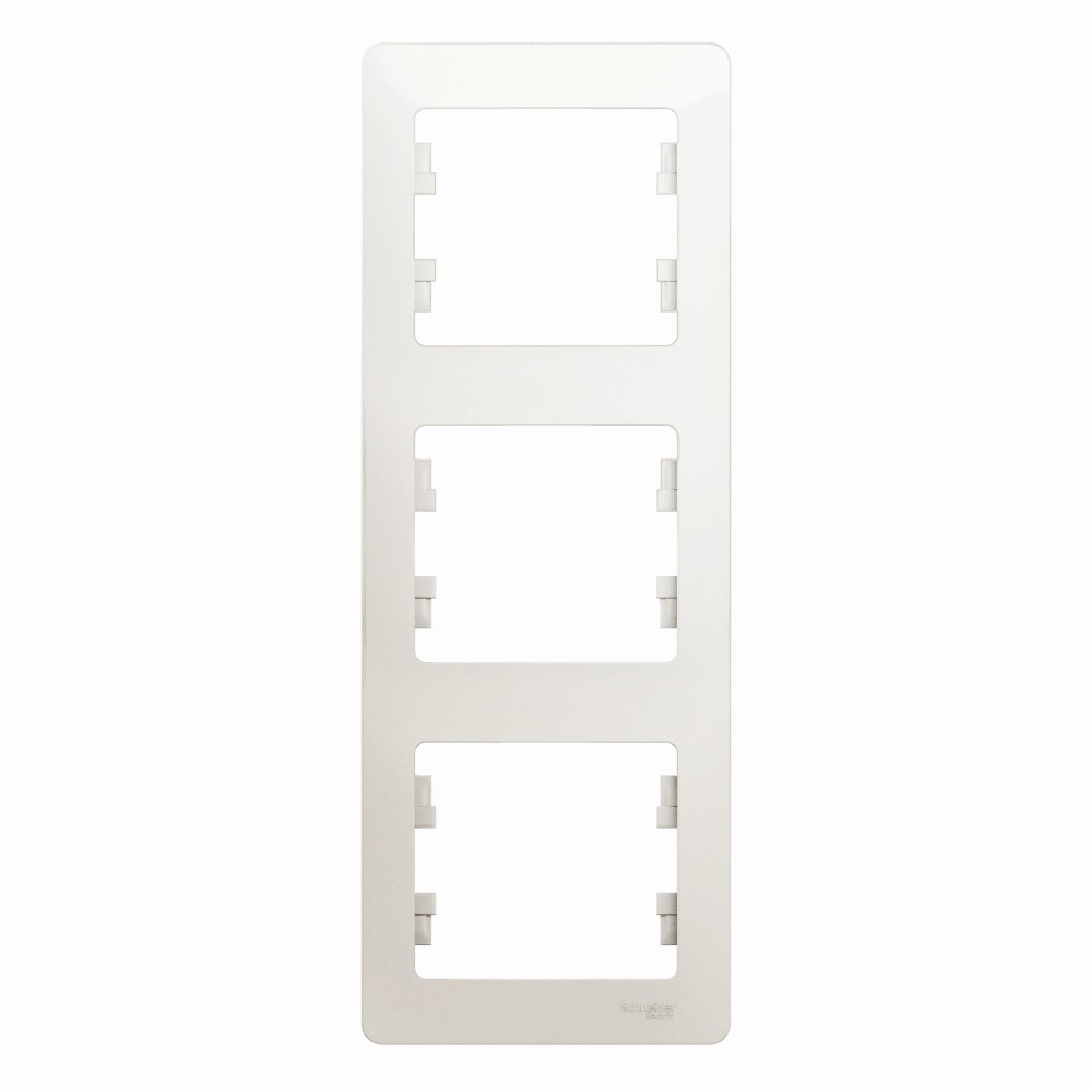 Glossa Перламутр Рамка Systeme Electric Glossa Перламутр 3-я, вертикальная GSL000607