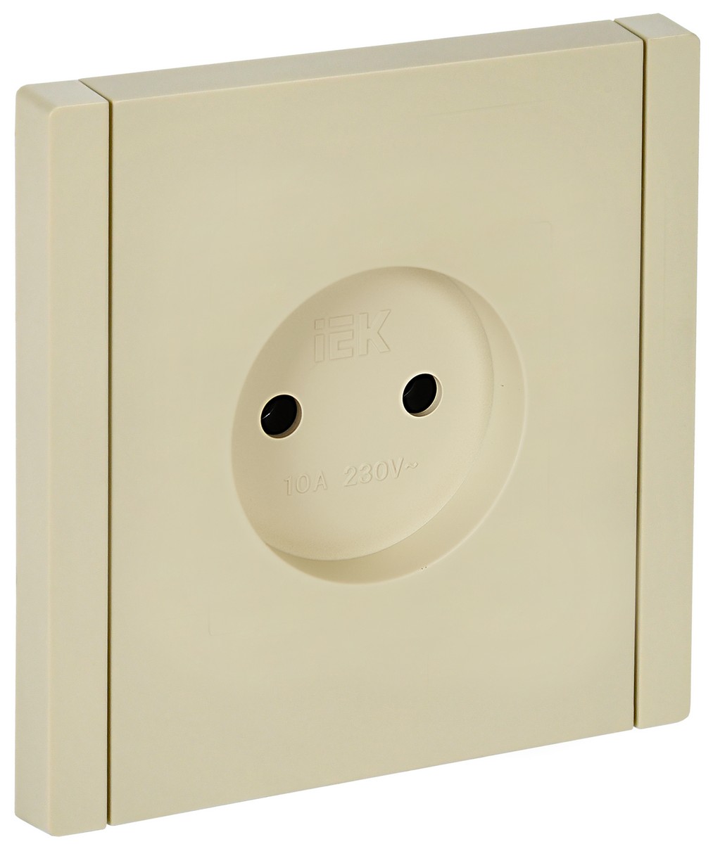 IEK FORTE&PIANO Ваниль Розетка IEK FORTE&PIANO Ваниль б/з винтовое крепление 10А FP418
