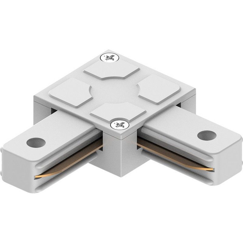 Трековые светодиодные светильники Коннектор угловой для шинопровода белый LD1007 41736 