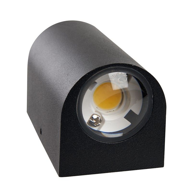 Уличные настенные светильники Светильник уличный светодиодный Feron DH053 2*5W 800Lm 4000K черный 48476 