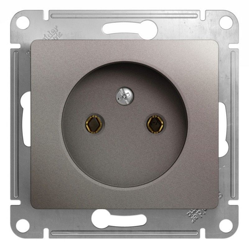 Glossa Платина Розетка Systeme Electric Glossa Платина б-з GSL001241
