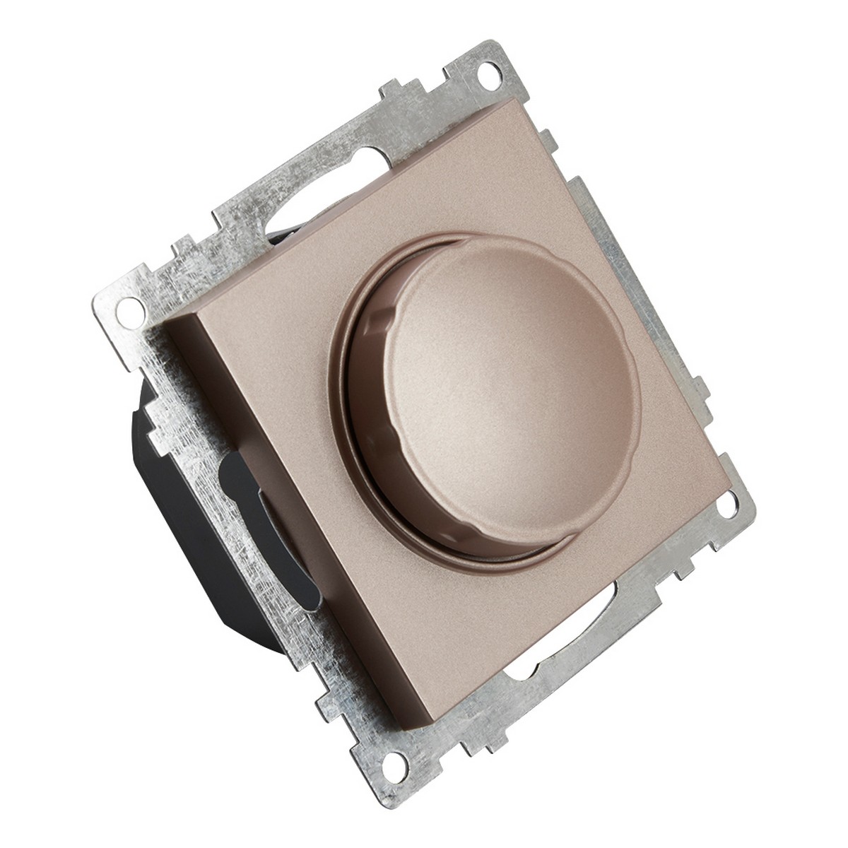 Катрин - Розетки и выключатели Stekker Выключатель диммирующий TRIAC STEKKER GLS10-7106-02 250V 500W Катрин шампань 39601