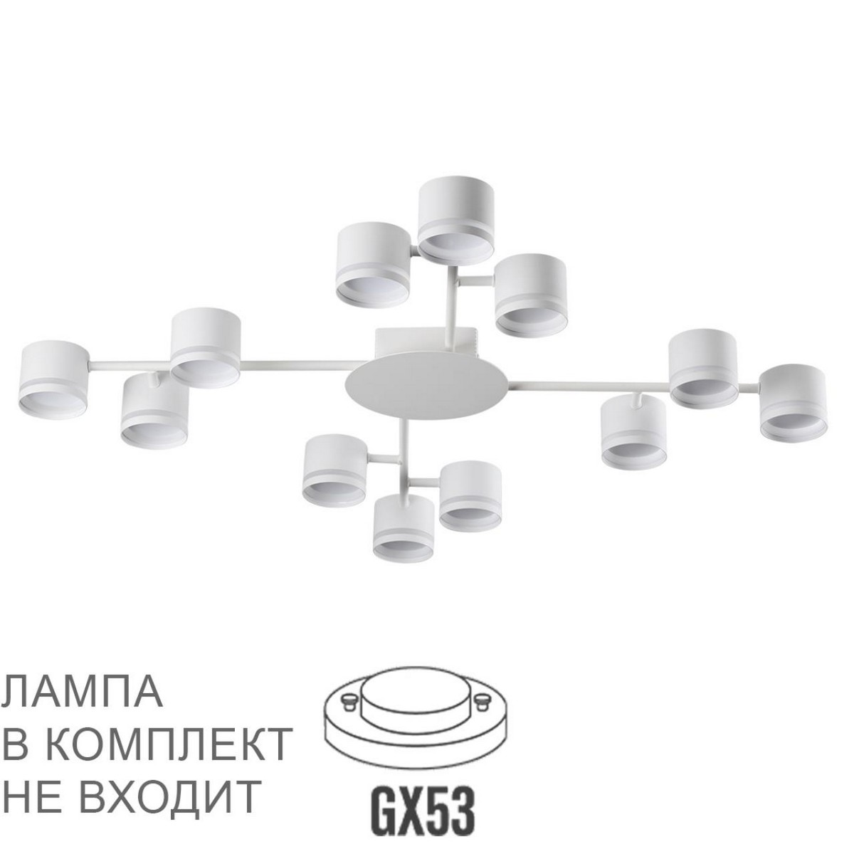 Люстры Люстра потолочная LUMION 8235/12C GARETA 