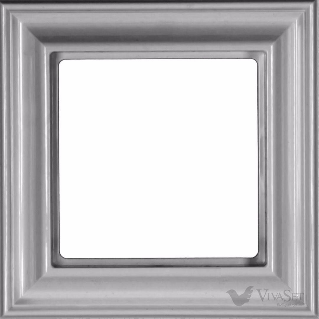 Рамки Jung Eco Profi Standart Рамка одинарная Jung Eco Profi Deco алюминий EPD481AL