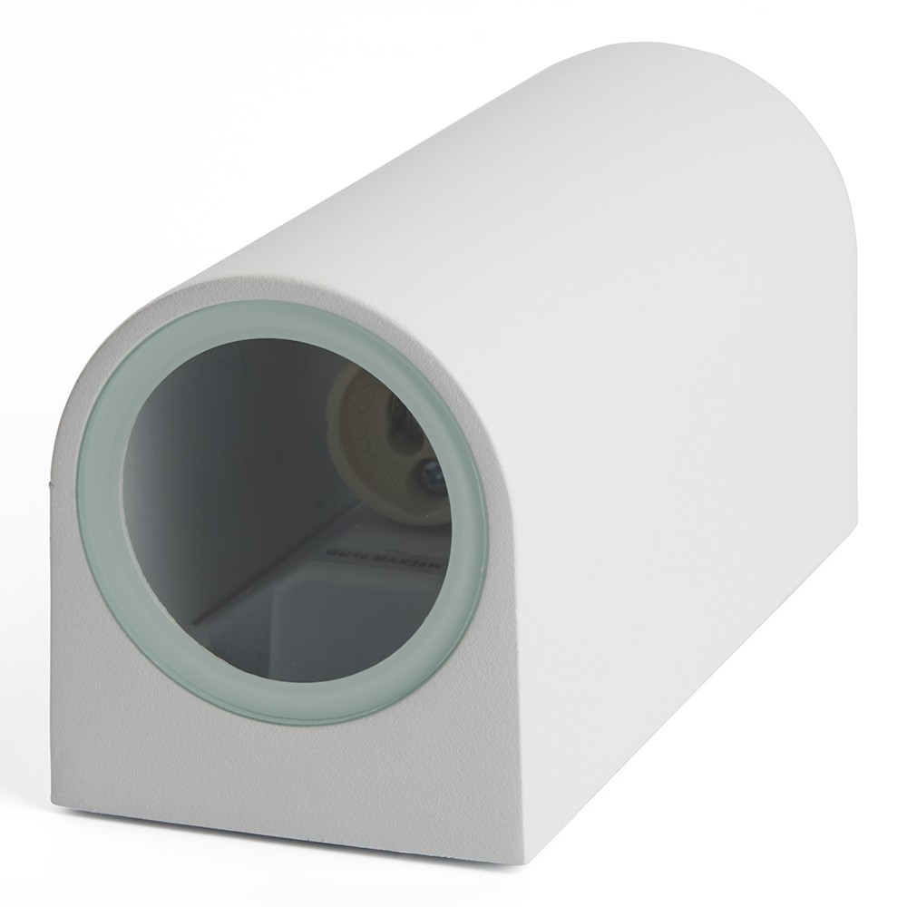 Уличные настенные светильники Светильник садово-парковый Feron DH015 на стену 2*GU10 230V серый 48340 